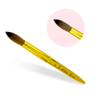 Z Brushes - Kolinsky – Acrylic Gold Handle