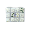 35 3D flowers white jkiocean