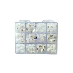 39 3D flowers white jkiocean