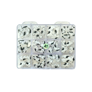 41 3D butterflies white