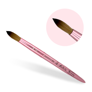 Z Brushes - Kolinsky – Acrylic Pink Handle