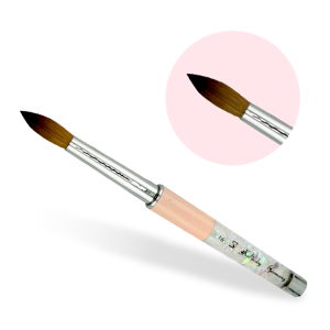 Z Brushes – Kolinsky - Pink Liquid Handle