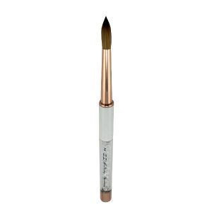 ZZ Brushes – Kolinsky Fancy White Handle size12 Jkiocean 6