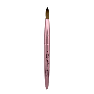 ZZ Brushes – Kolinsky Pink Handle size8 Jkiocean 3