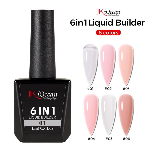 Liquid builder gel