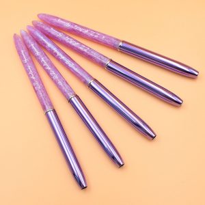 Double Kolinsky Brushes Purple Handle