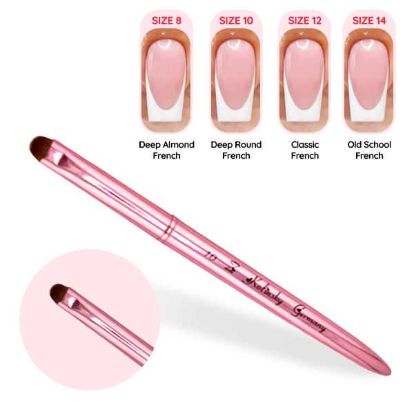 Z Brushes - French – Pink Handle 1 Z Brushes - French – Pink Handle