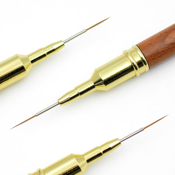 Brown Wooden Handle Liner Brush