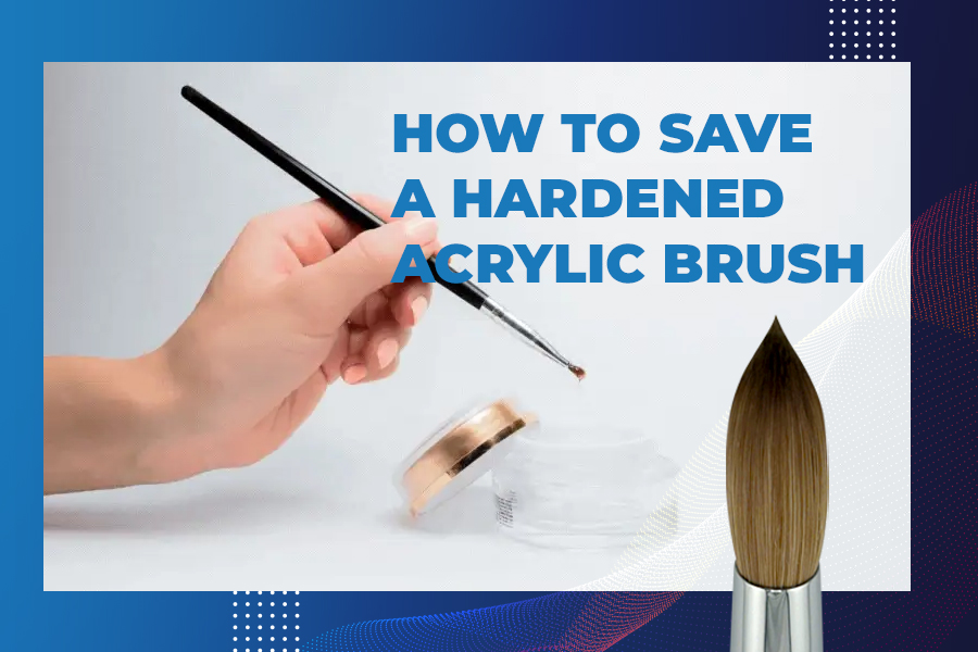 acrylic brush cleaning