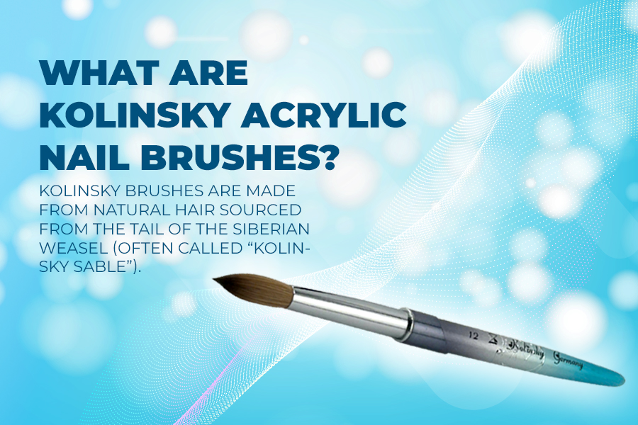 acrylic nail brushes kolinsky