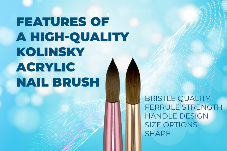 acrylic nail brushes kolinsky