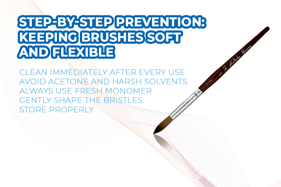 How to Keep Acrylic Brushes from Hardening: Guide for Nail Technicians 3 How to Keep Acrylic Brushes from Hardening