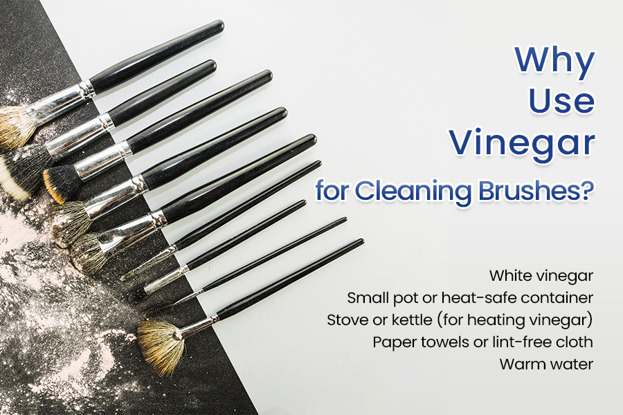 How to Clean Acrylic Paint Brushes with Vinegar