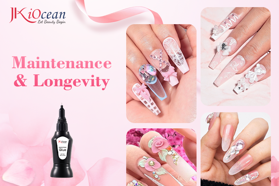 Rhinestone Gel: The Secret to Long-Lasting, Sparkling Nail Art 11 Rhinestone Gel