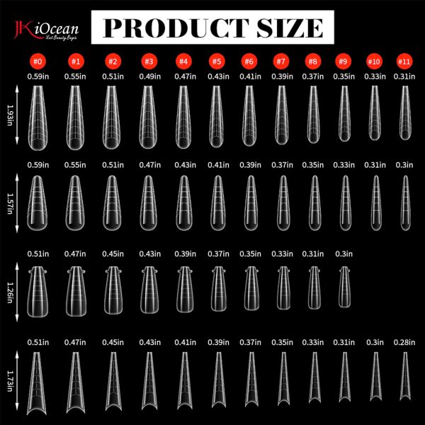 Nail Tips - Nail Form - Clear