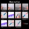 Dual Form Tip Nails - Extension for Gel Builder 6 Nail Tips - Nail Form - Clear