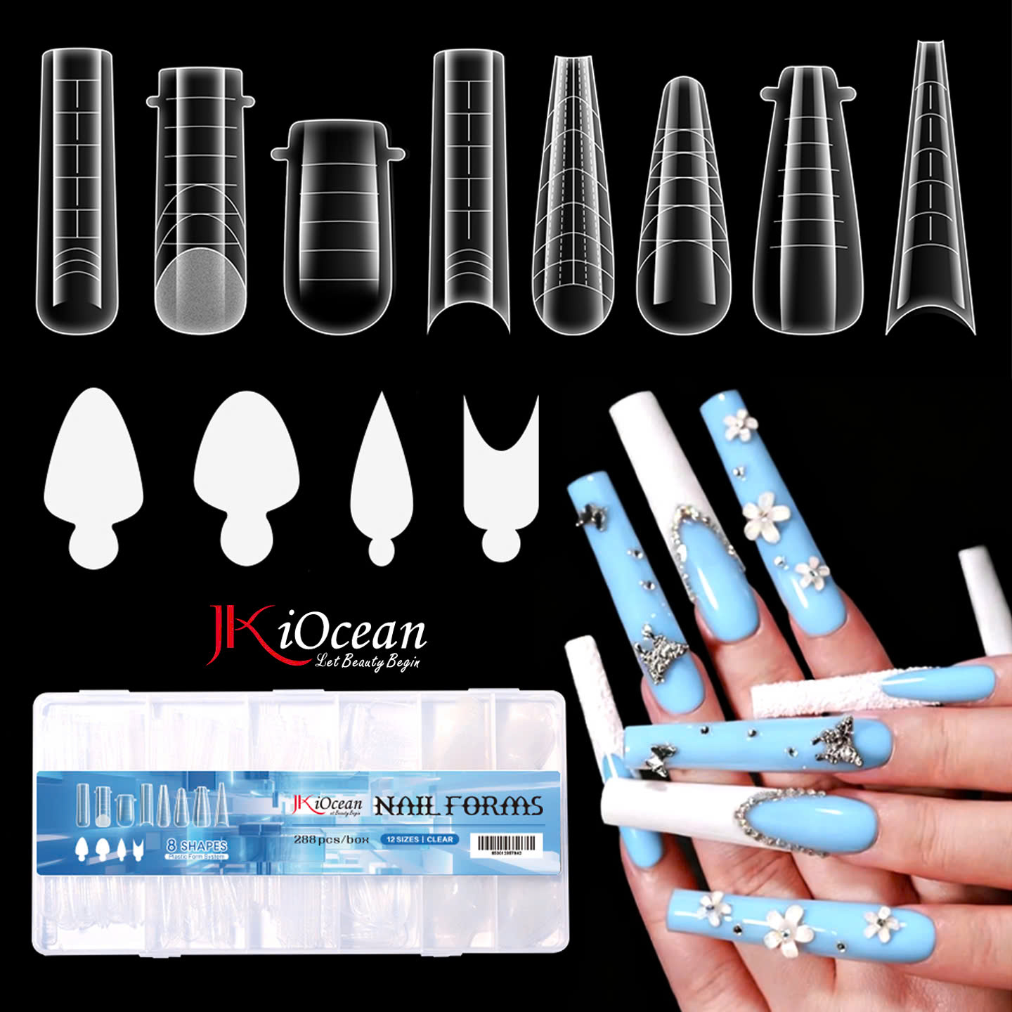 Nail Tips - Nail Form - Clear