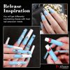 Dual Form Tip Nails - Extension for Gel Builder 4 Nail Tips - Nail Form - Clear