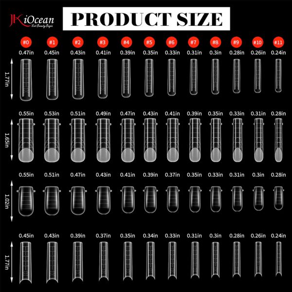 Nail Tips - Nail Form - Clear