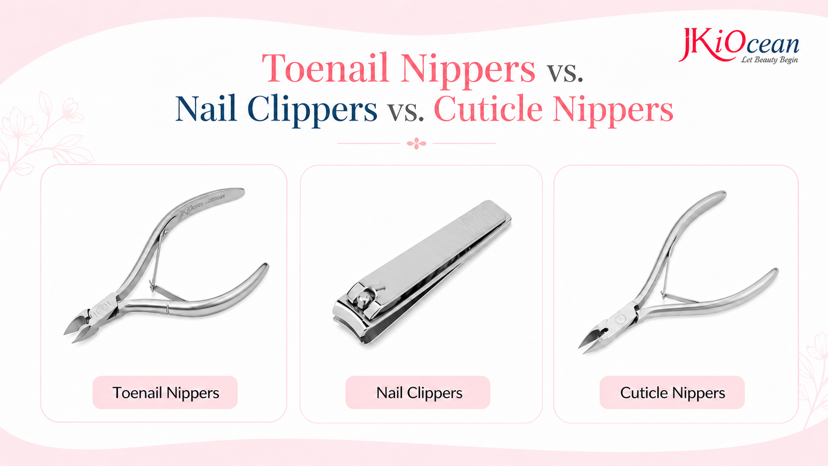 toenail nippers are used to