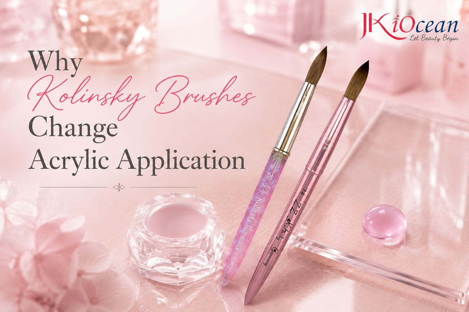 Kolinsky Sable Brushes for Acrylic Nails