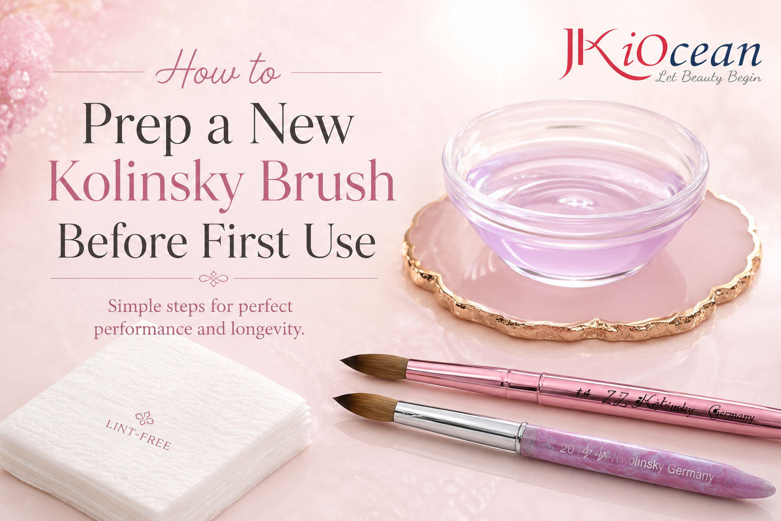 Kolinsky Sable Brushes for Acrylic Nails