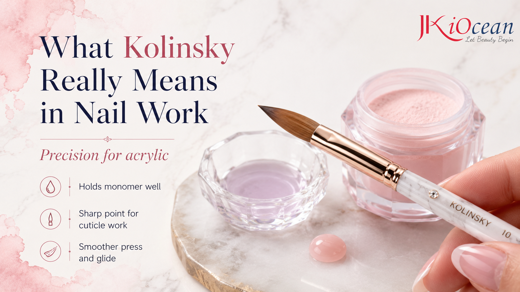 Kolinsky vs Synthetic Nail Brush