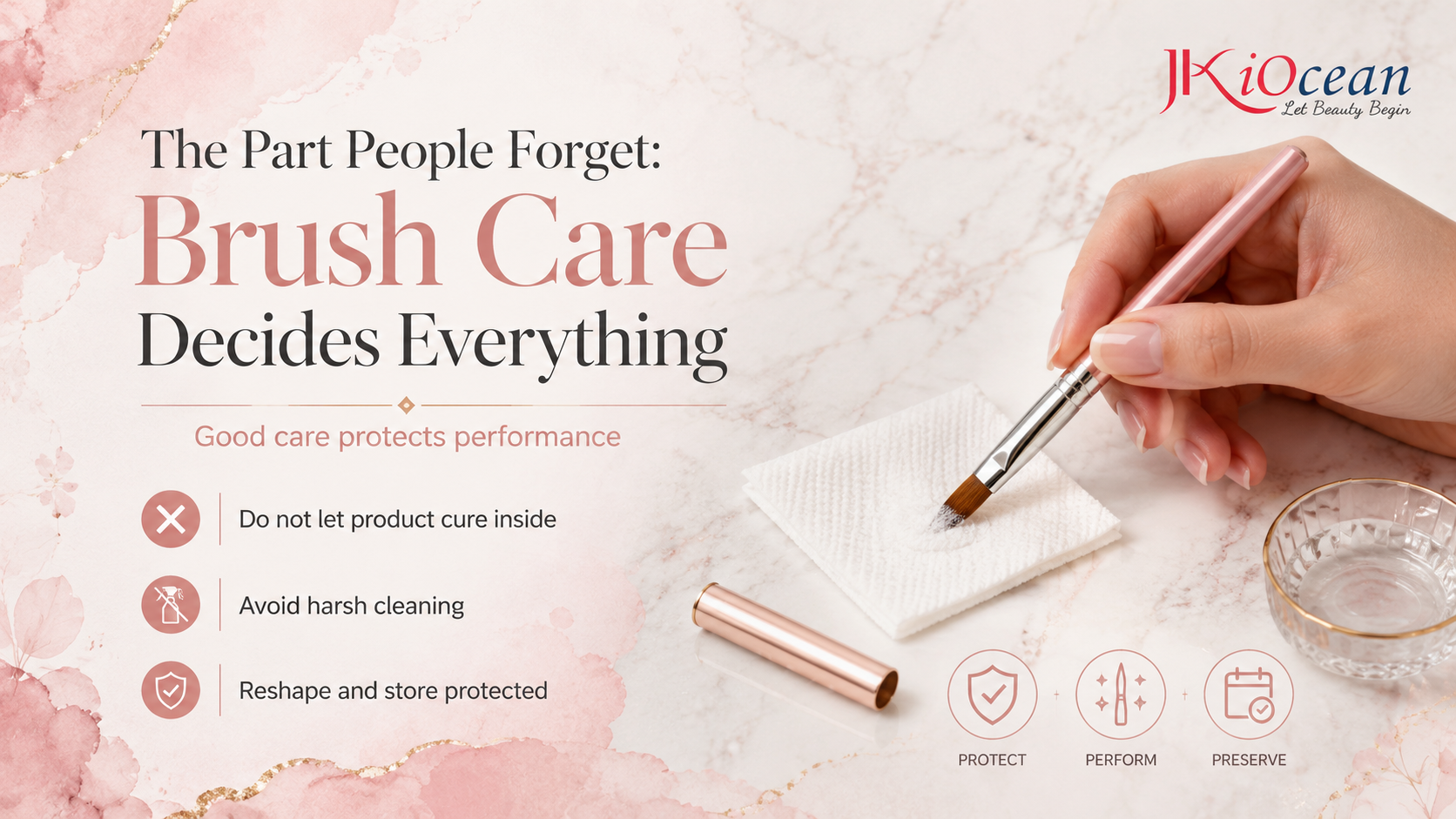 Kolinsky vs Synthetic Nail Brush