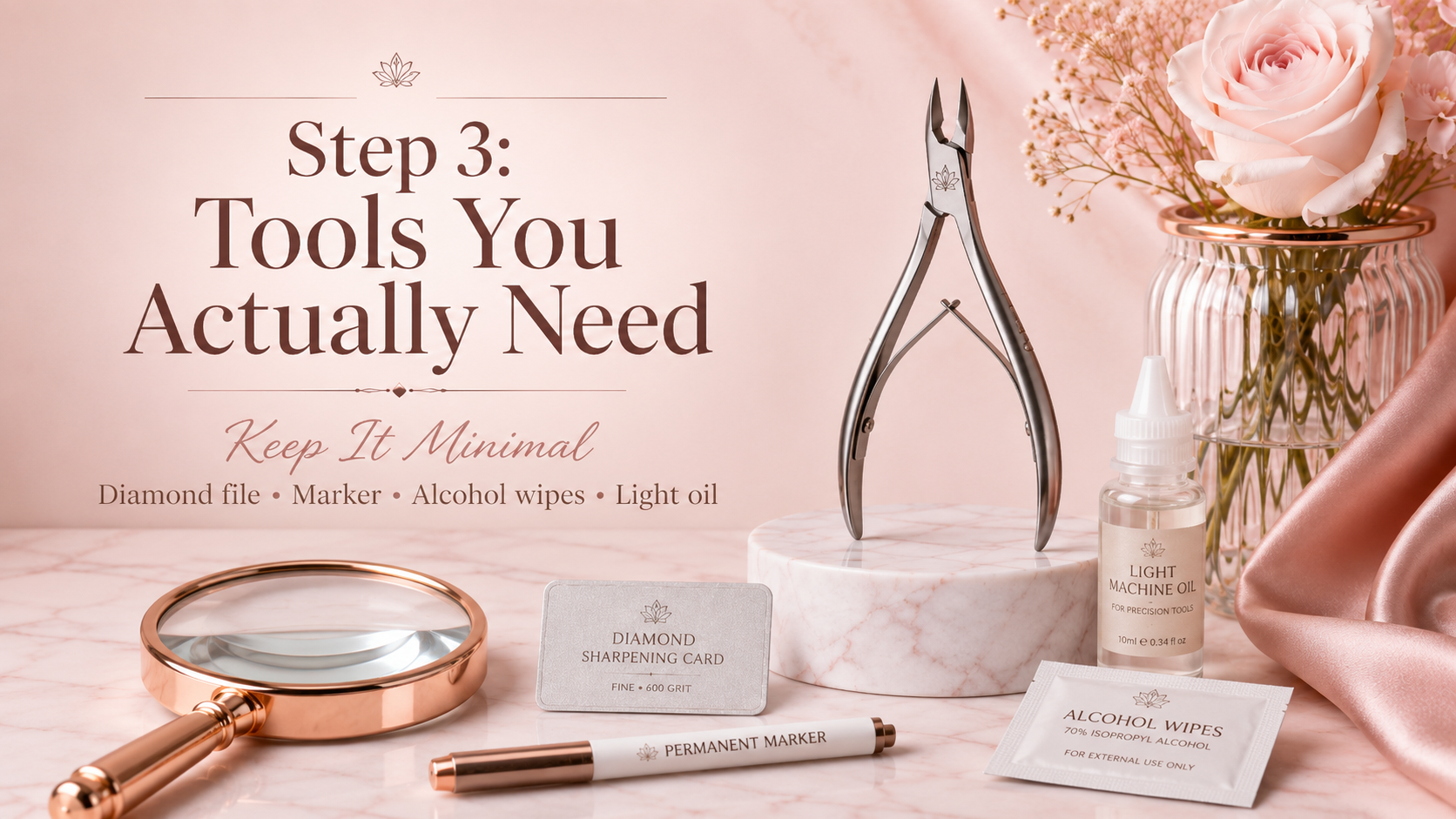 How To Sharpen Cuticle Nippers