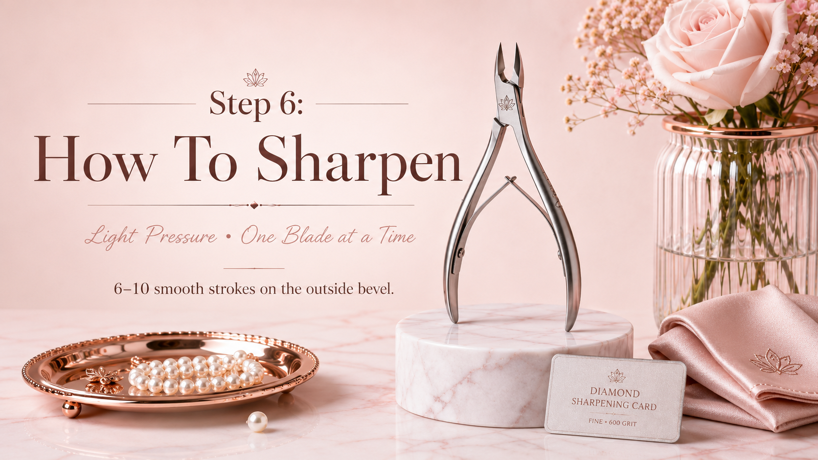 How To Sharpen Cuticle Nippers