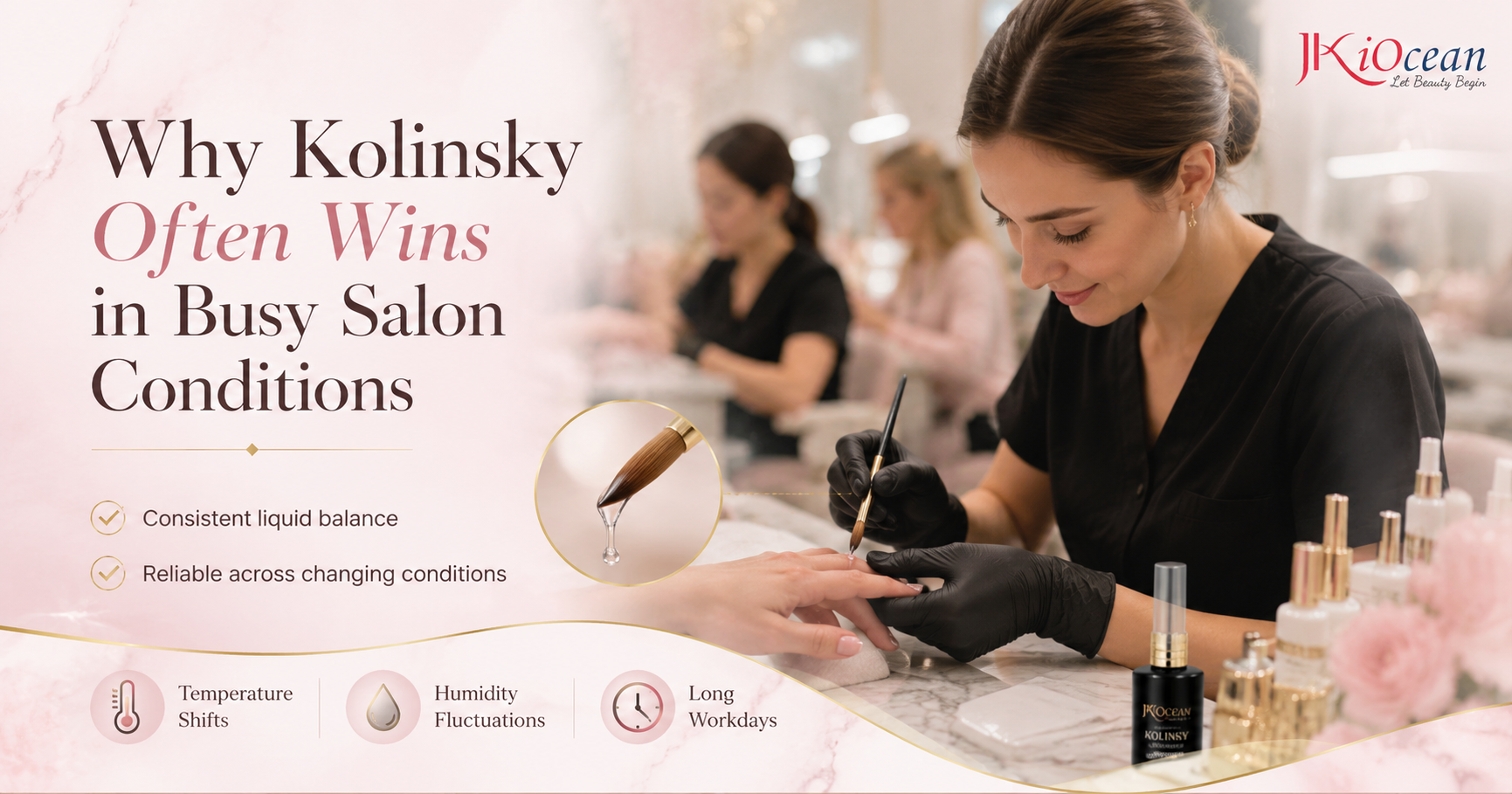 Why Professional Nail Techs Prefer Kolinsky Brushes