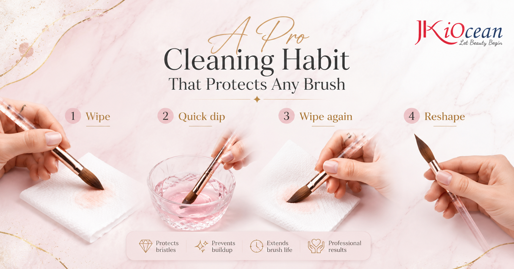 Why Professional Nail Techs Prefer Kolinsky Brushes
