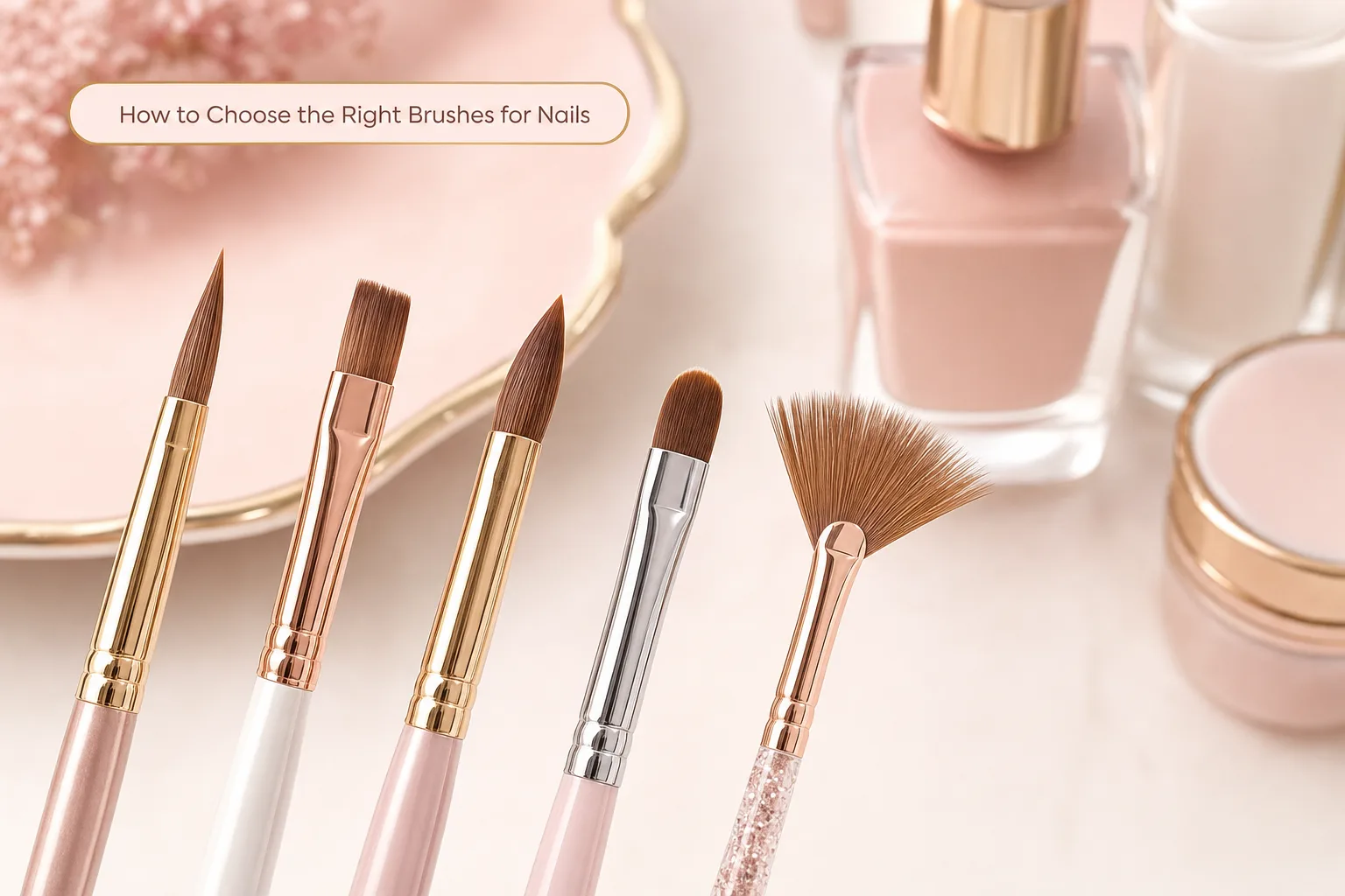 Brushes for Nails: The Complete Professional Guide to Choosing, Using, and Maintaining Nail Art Tools 4 How to Choose the Right Brushes for Nails