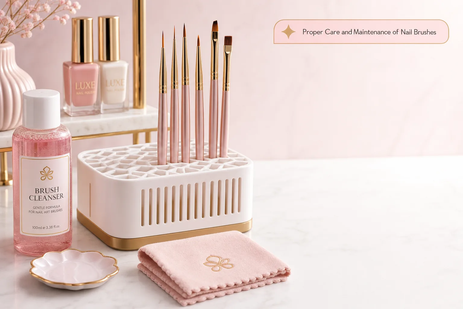 Brushes for Nails: The Complete Professional Guide to Choosing, Using, and Maintaining Nail Art Tools 5 Proper Care and Maintenance of Nail Brushes