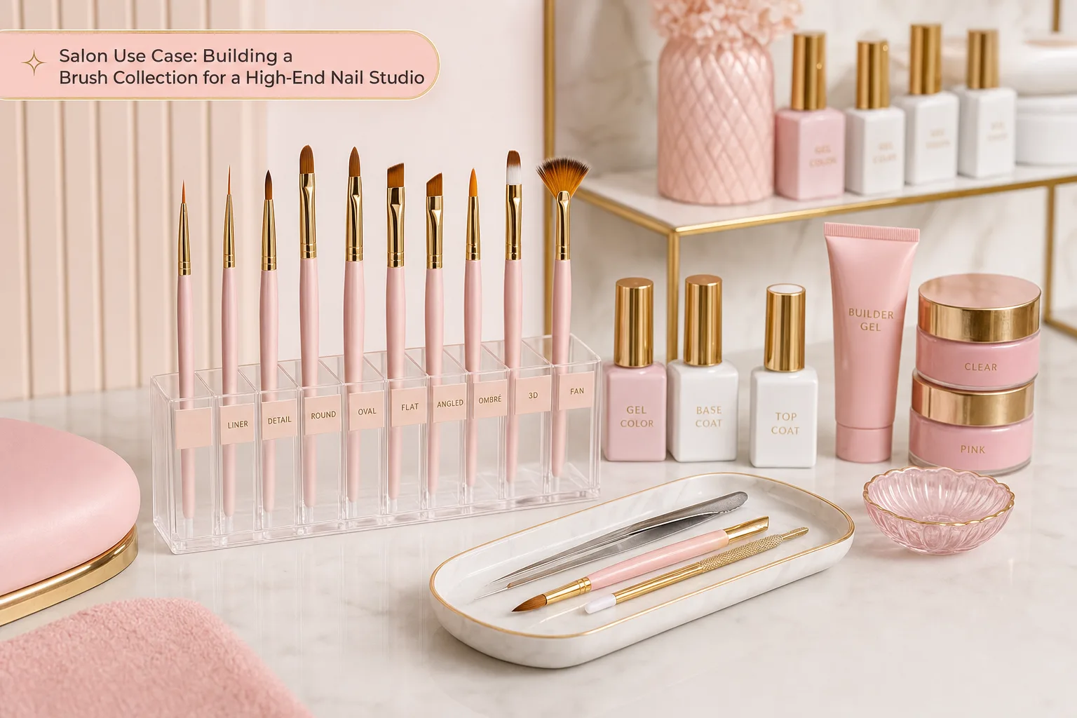 Brushes for Nails: The Complete Professional Guide to Choosing, Using, and Maintaining Nail Art Tools 6 Salon Use Case: Building a Brush Collection for a High-End Nail Studio