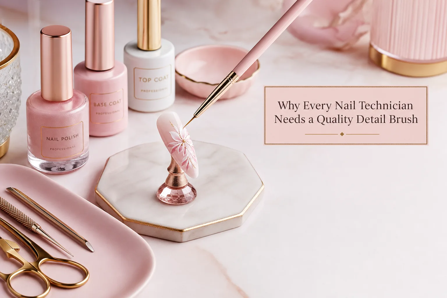 Why Every Nail Technician Needs a Quality Detail Brush