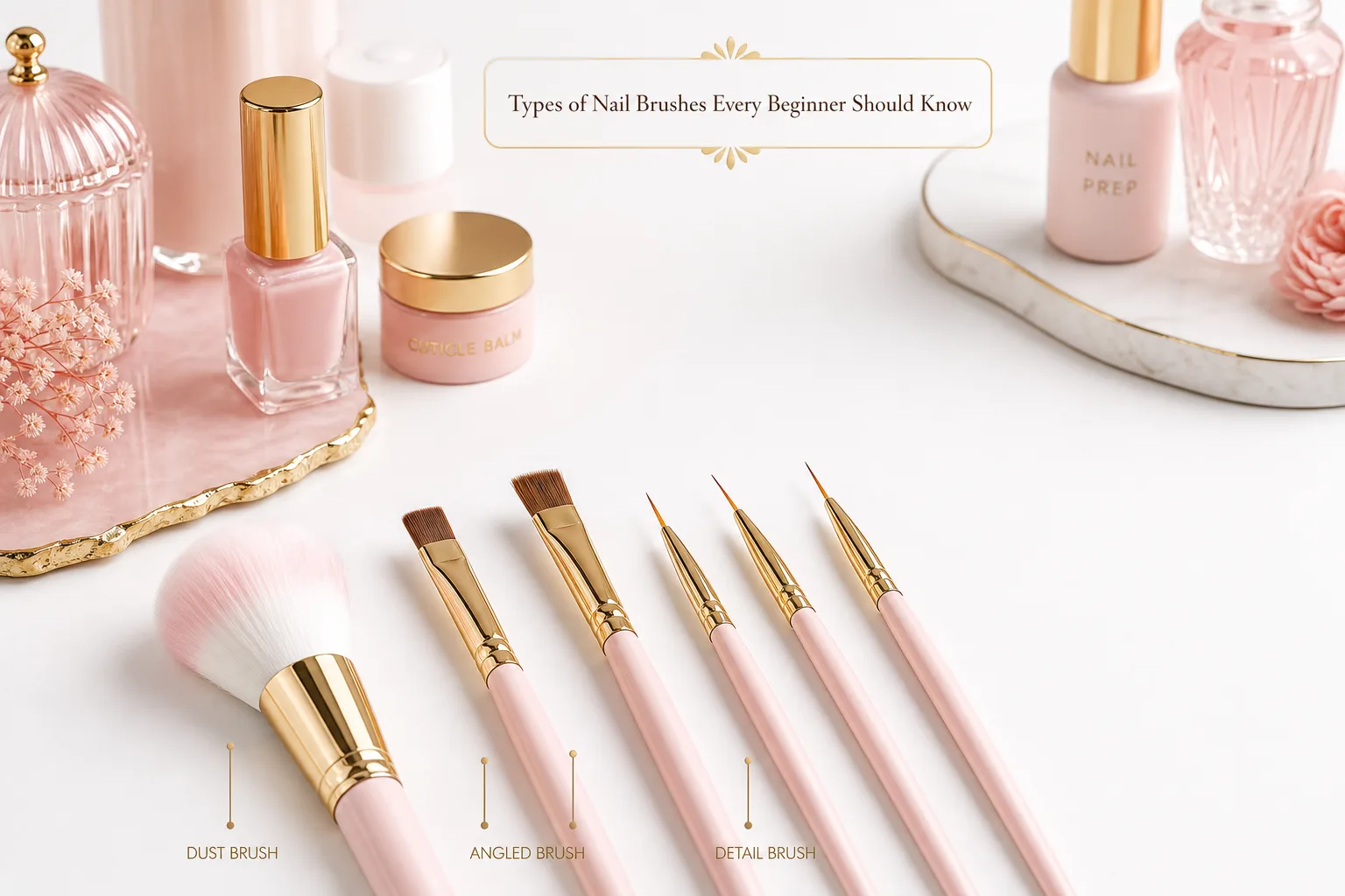 Types of Nail Brushes Every Beginner Should Know