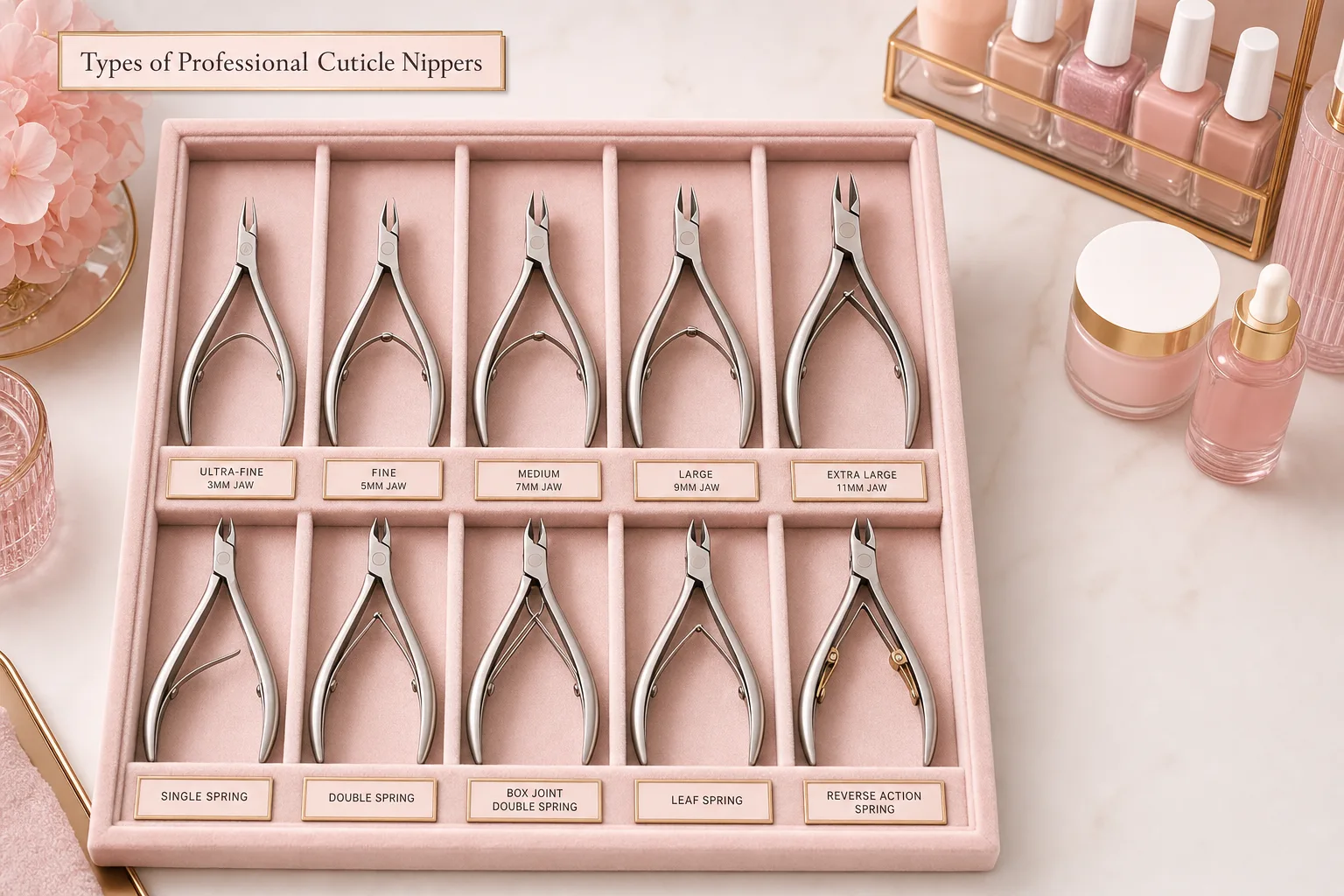 Types of Professional Cuticle Nippers