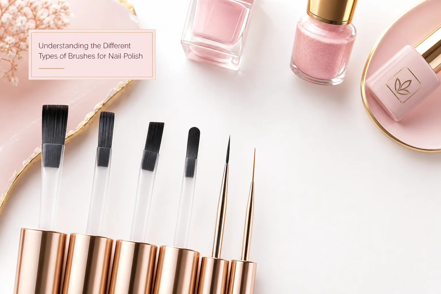 Brushes for Nail Polish: The Professional's Guide to Precision and Quality 2 Understanding the Different Types of Brushes for Nail Polish