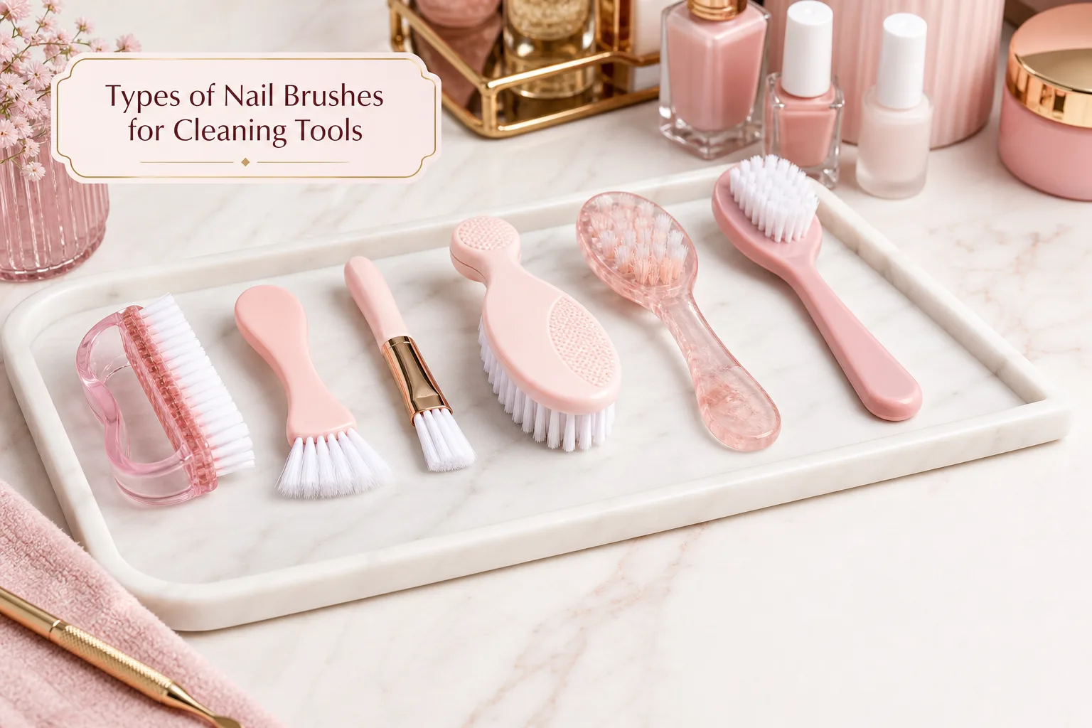 Nail Brushes for Cleaning: The Professional's Guide to Sanitary, Salon-Ready Tools 3 Types of Nail Brushes for Cleaning Tools